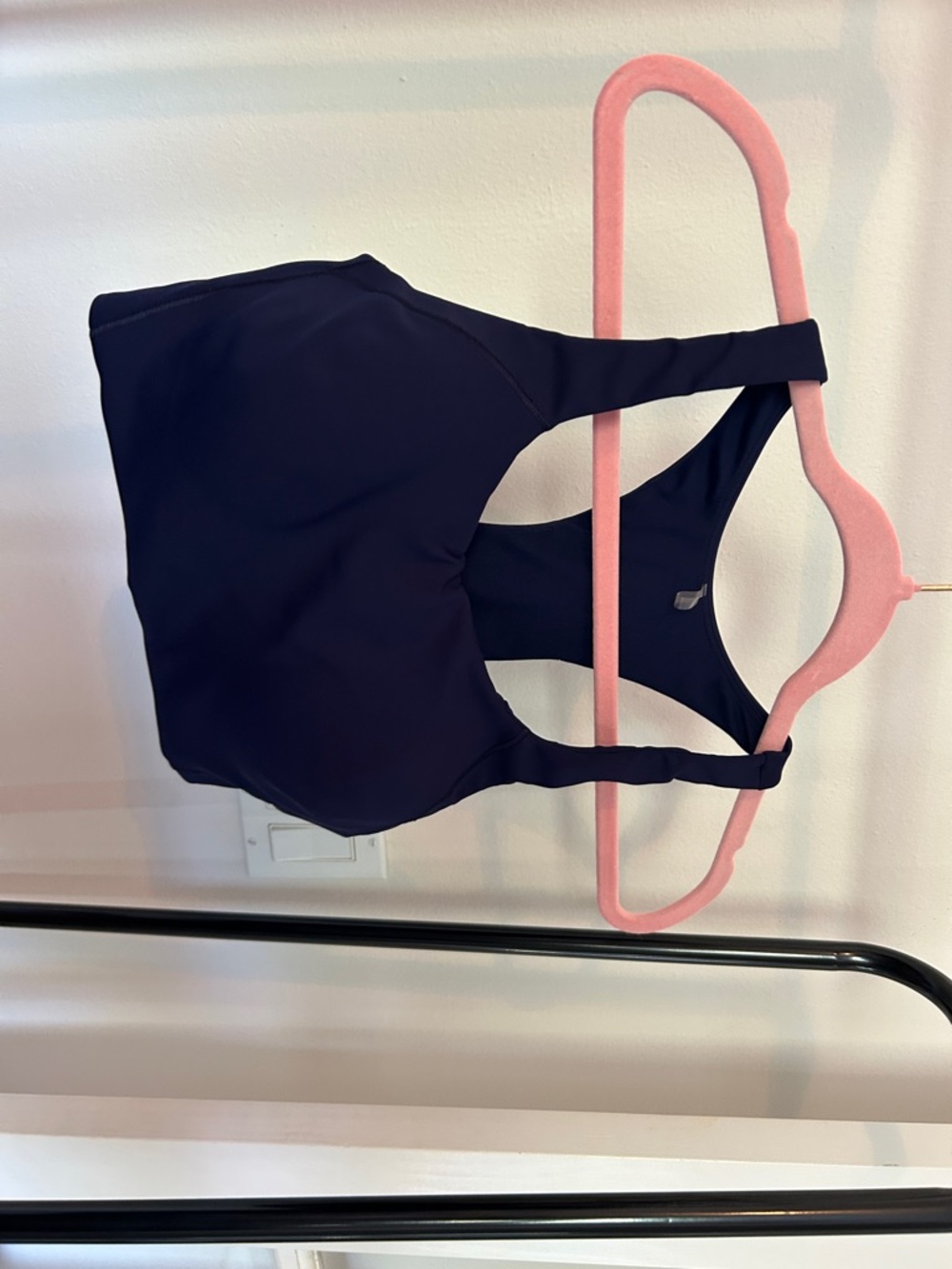 CALIA by Carrie Underwood NavyHigh-Back Racerback Sports Bra